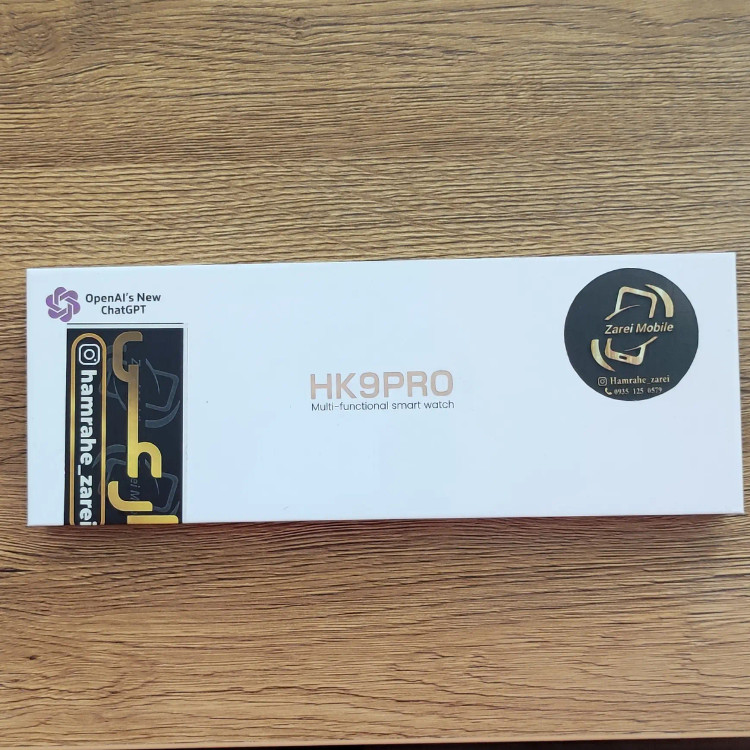ساعت هوشمند HK9pro با شش ماه گارانتی همراه زارعی