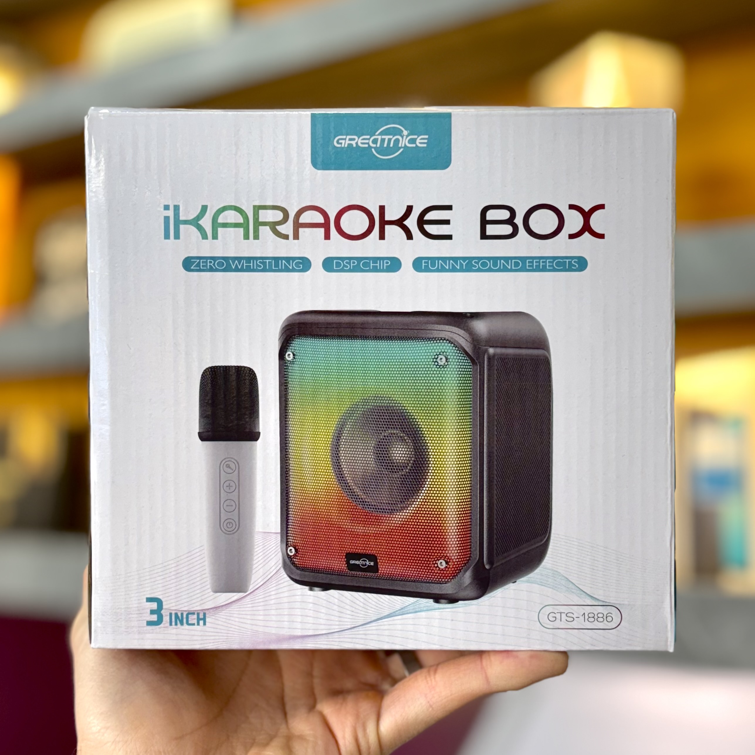 اسپیکر ۳ اینچی کارائوکه دار