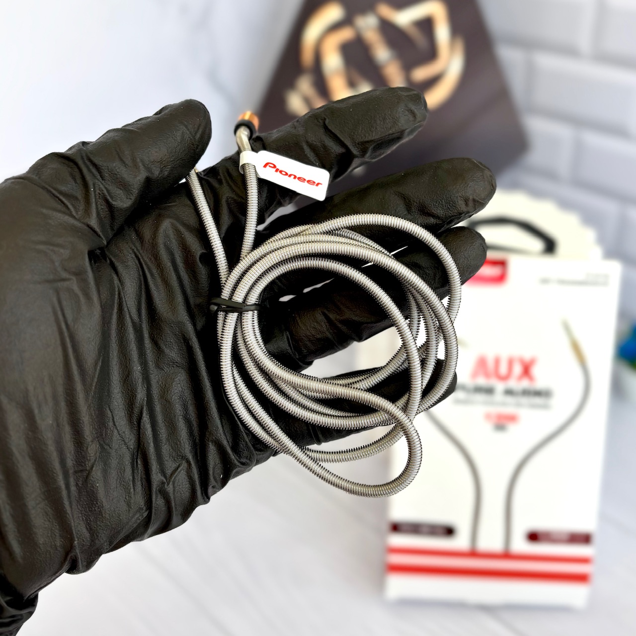 کابل صوتی 3.5 میلیمتری فلزی مخصوص ماشین و اسپیکر