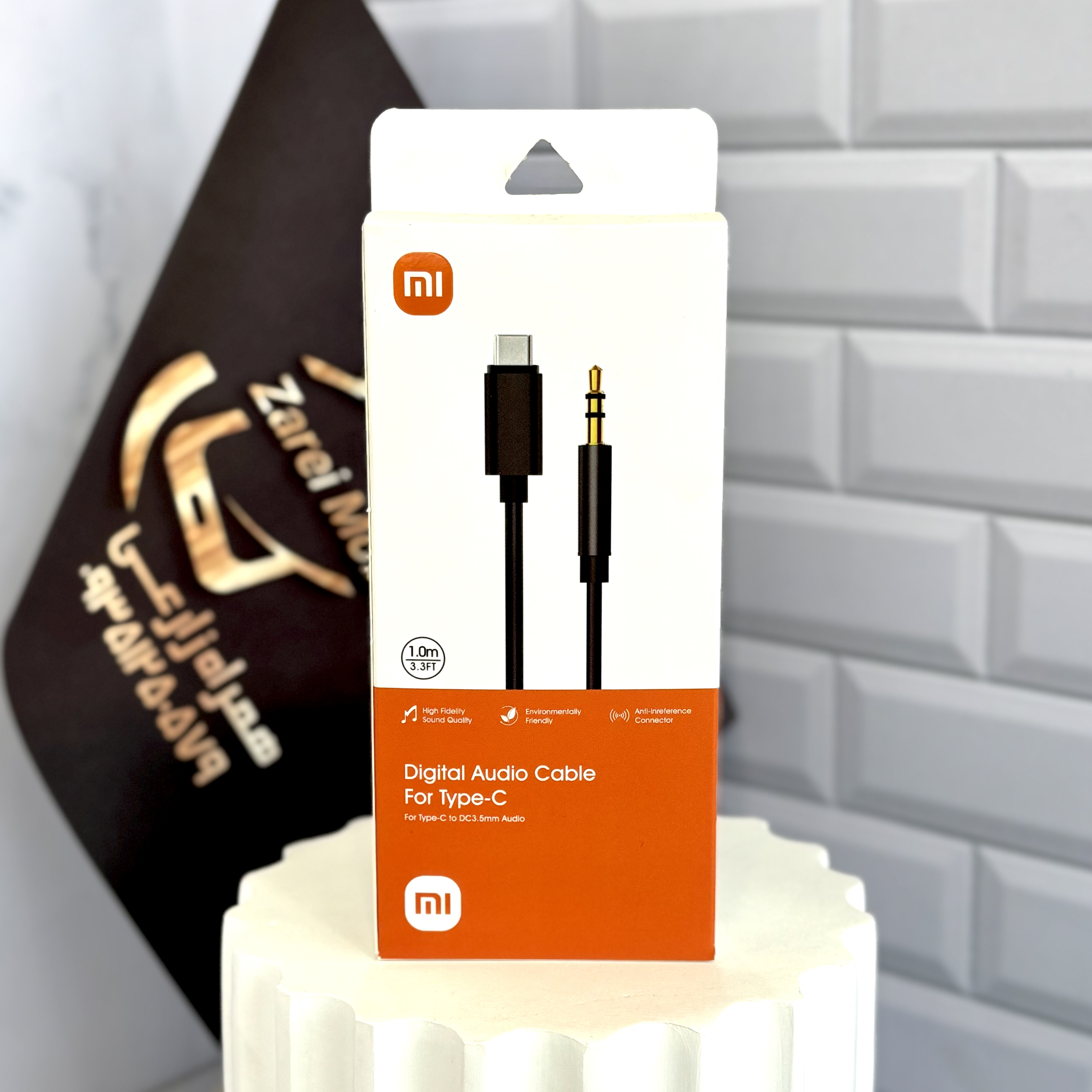 کابل AUX تایپ سی شیائومی مناسب ضبط ماشین و هدفون