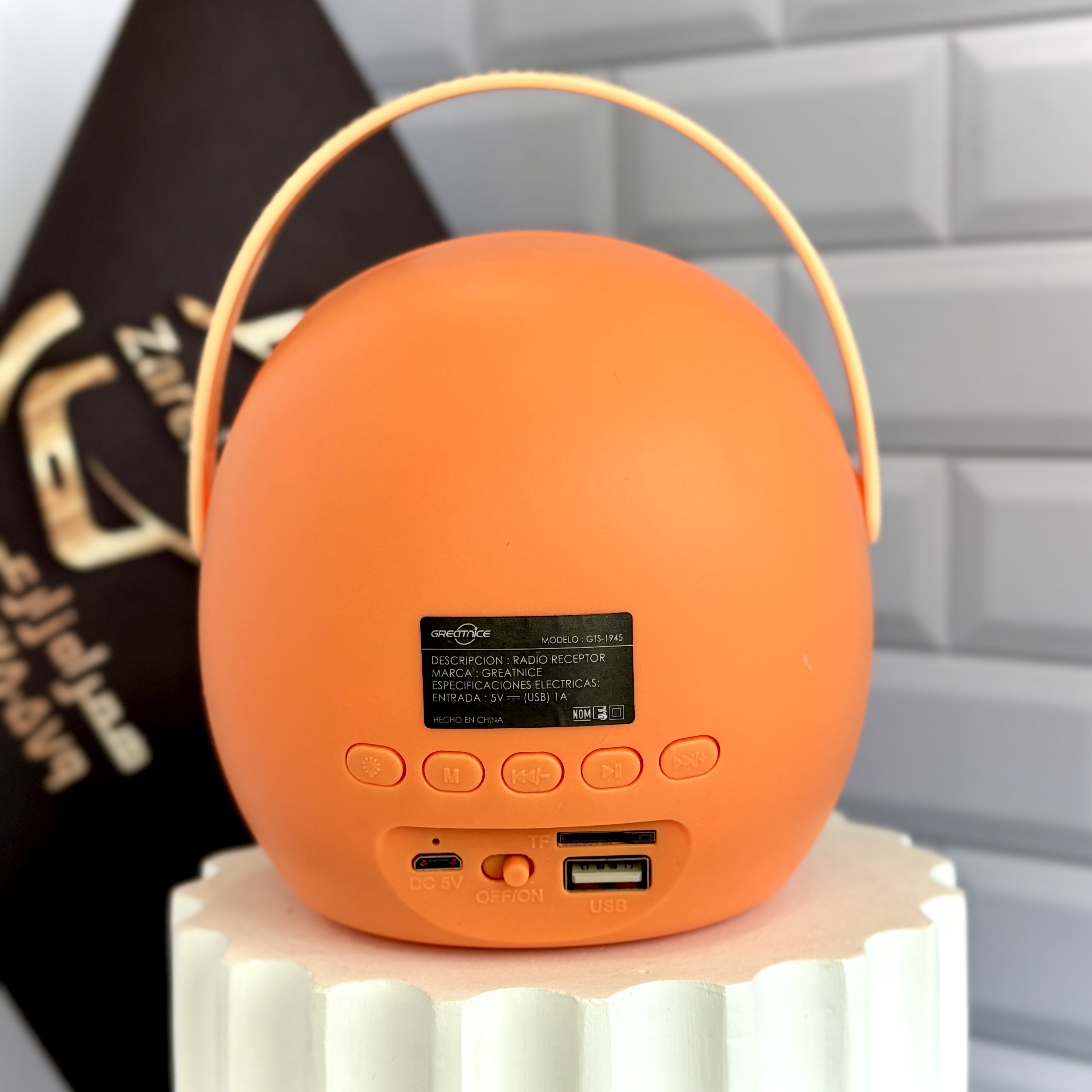 اسپیکر سه اینچی گریت نایس مدل GTS-1945 با دستگیره حمل