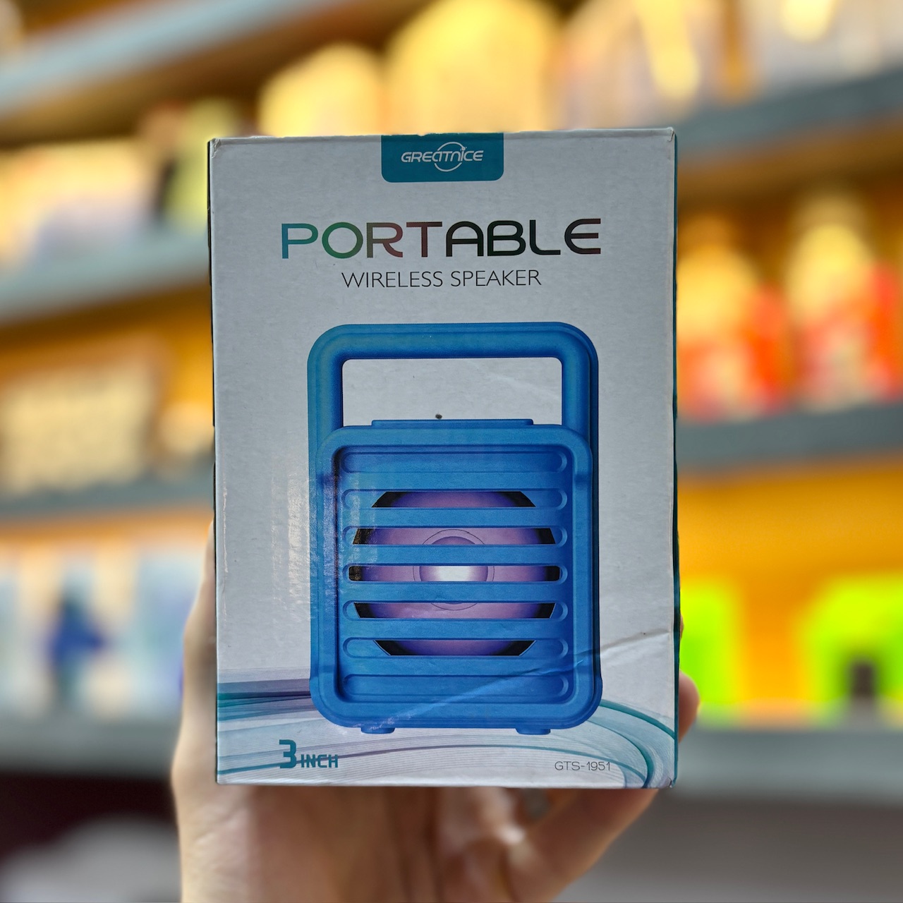 اسپیکر بلوتوثی رنگی Greatnice با طراحی جمعوجور