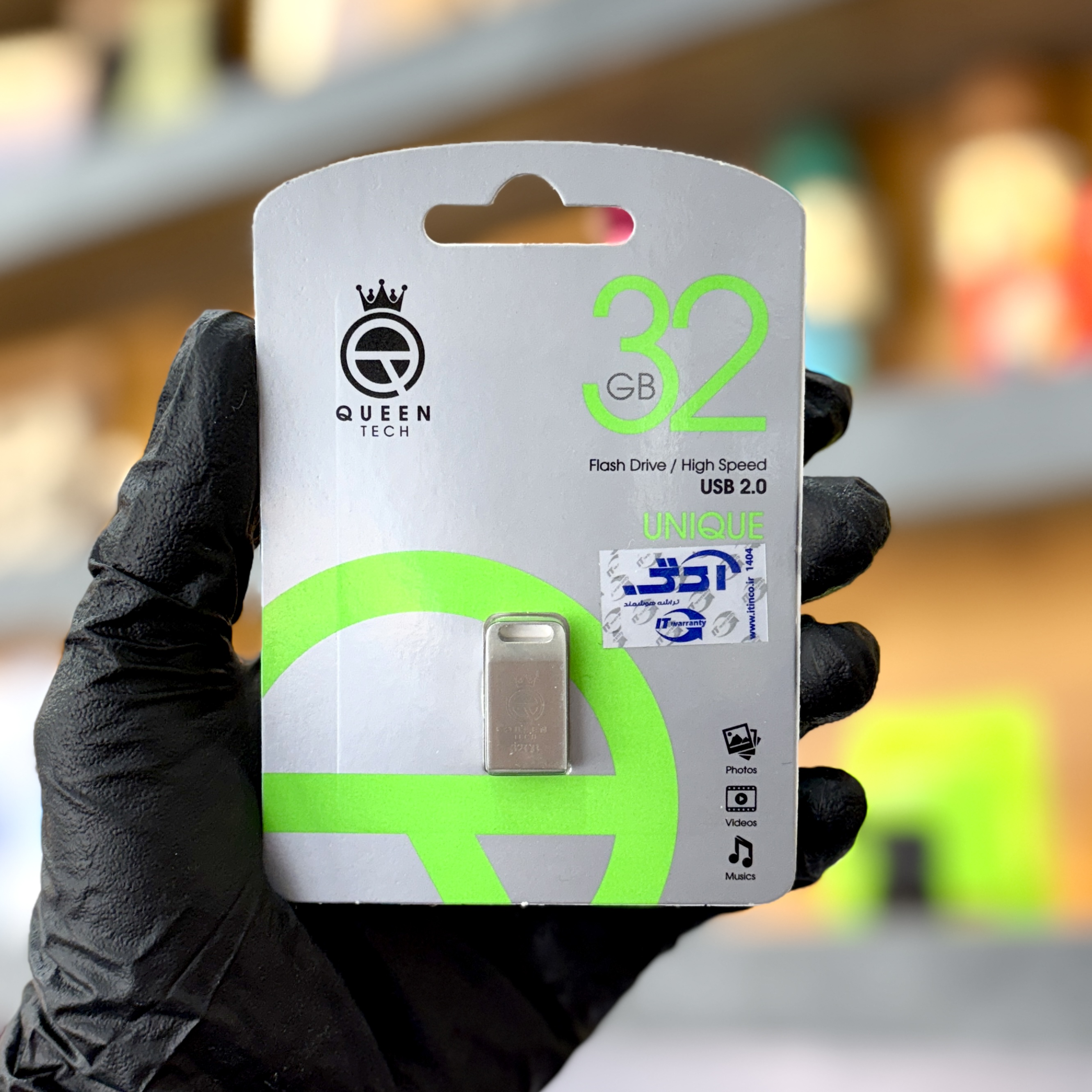 خرید فلش مموری Queen Tech 32GB مدل کوچک و جمع‌وجور