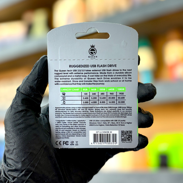 فلش USB 32 گیگ مناسب موزیک، فیلم و فایل با ضمانت فونیکالا