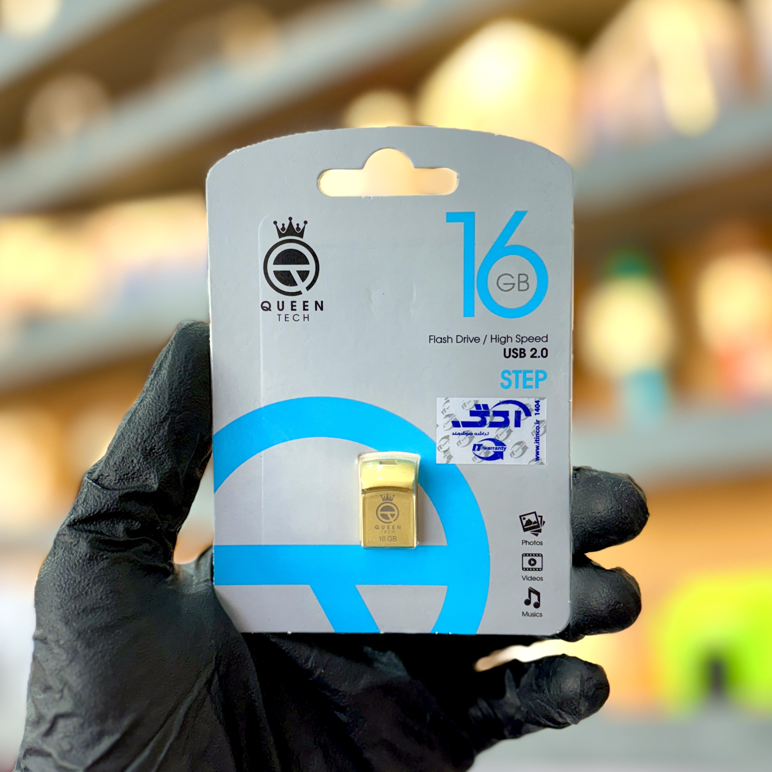 خرید فلش مموری Queen Tech 16GB مدل کوچک و جمع‌وجور