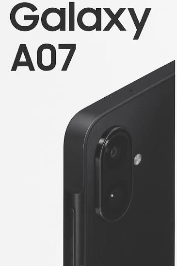 نمای نزدیک سامسونگ A07 مدل 128 رم 6