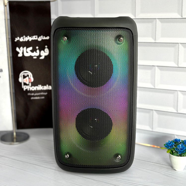 اسپیکر بلوتوثی قابل حمل KTS-1710 با رقص نور RGB