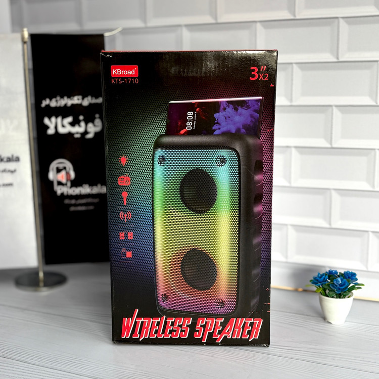 اسپیکر بلوتوثی KTS-1710 مناسب مغازه و محل کار