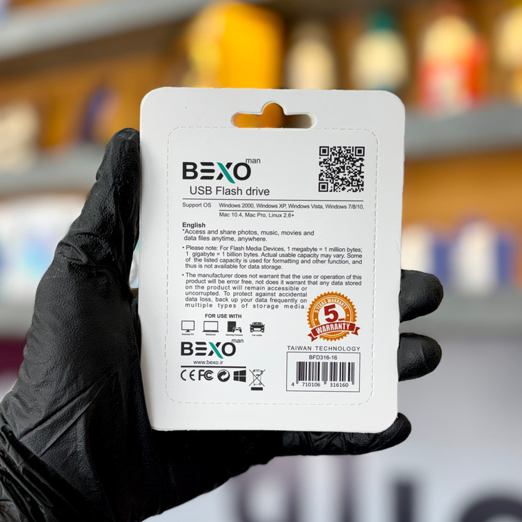 فلش 16 گیگ بکسو گارانتی مادام